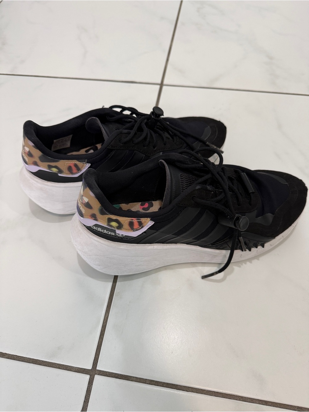 Adidas Choigo Animal Print - Black 7.5 W - Picture 4 of 5